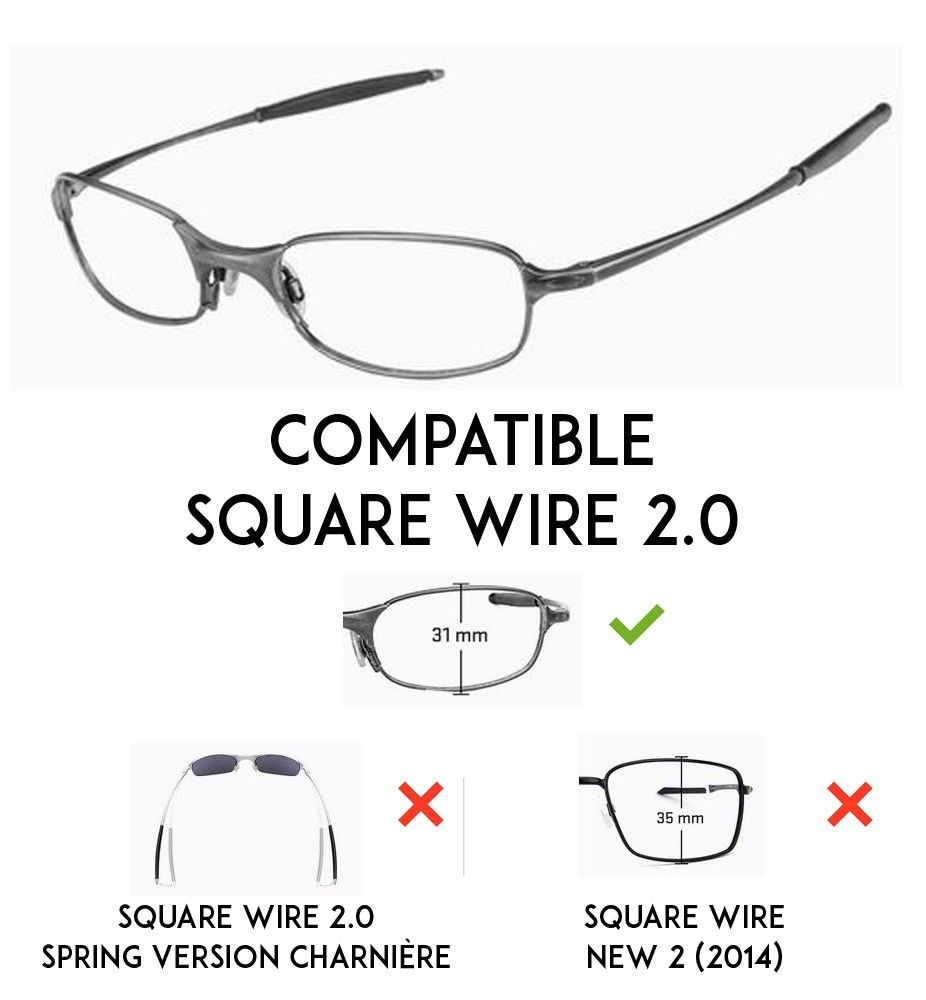 Compatible lenses for Oakley Square wire 