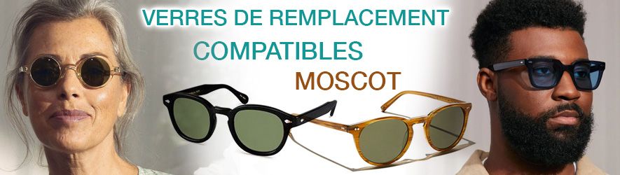 Verres solaires - Compatibles Moscot | Changer mes Verres