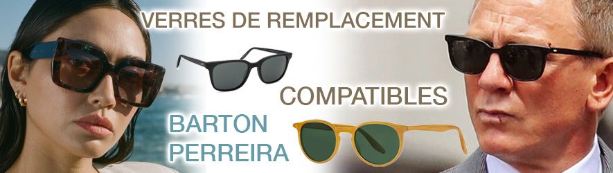 Sun lenses - Compatible Barton Perrera frames | Changer mes Verres