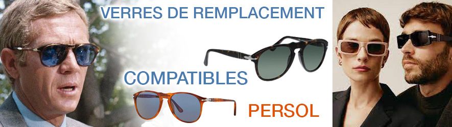 Sun lenses - Compatible Persol frames | Changer mes Verres