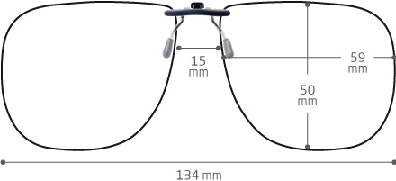 Magiclip Solar Pilot Clip-on SC 147 Polarized