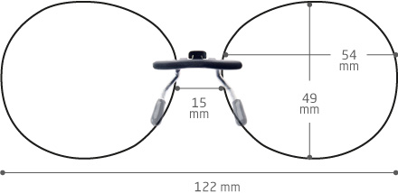 Magiclip Clip solaire forme Ronde Polarisant