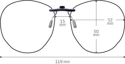 Magiclip Clip solaire Ronde 2 Polarisant