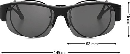 SPORTClip 4 Polarized Fit-Over